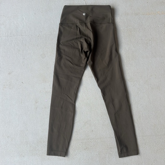 lululemon athletica Olive Green Legging Size 6 - Picture 2 of 3